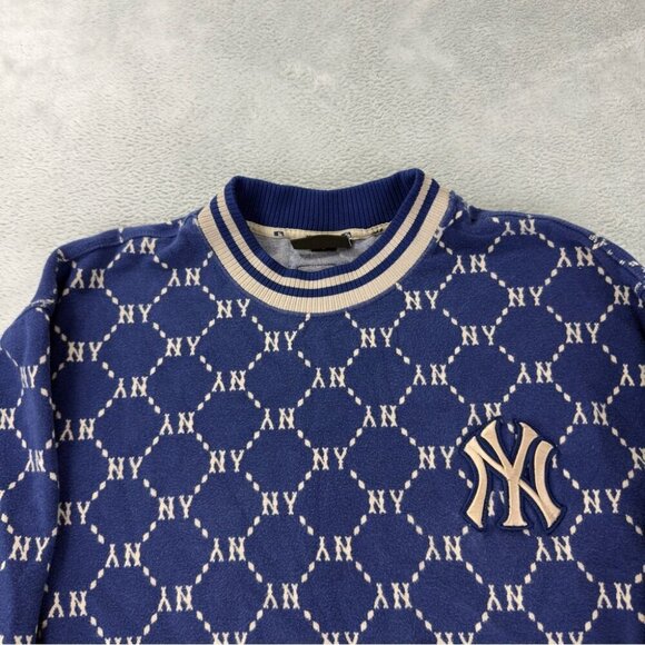 MLB Korea New York Yankees Jacquard Crewneck Large - Picture 6 of 15